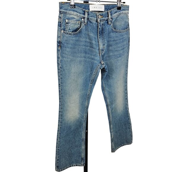 IRO Womens Freya Cropped Flare Jeans Size 24 - Picture 8 of 9